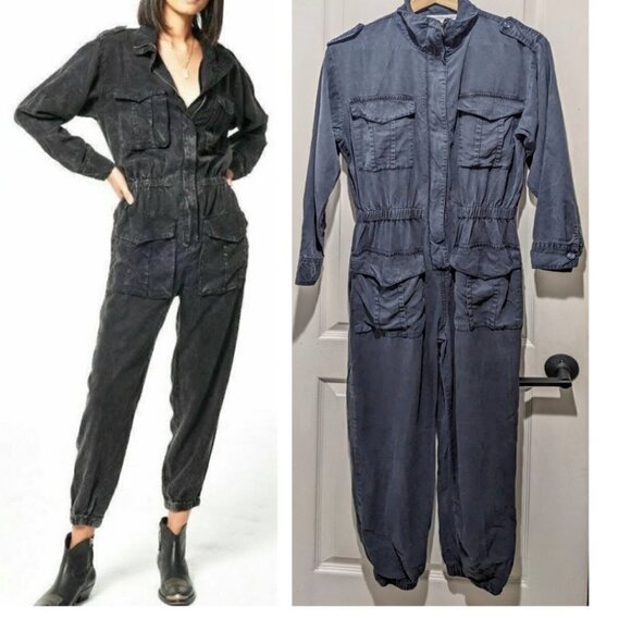 Young Fabulous and Broke | Flight suit in Midnight pigment - Picture 1 of 13